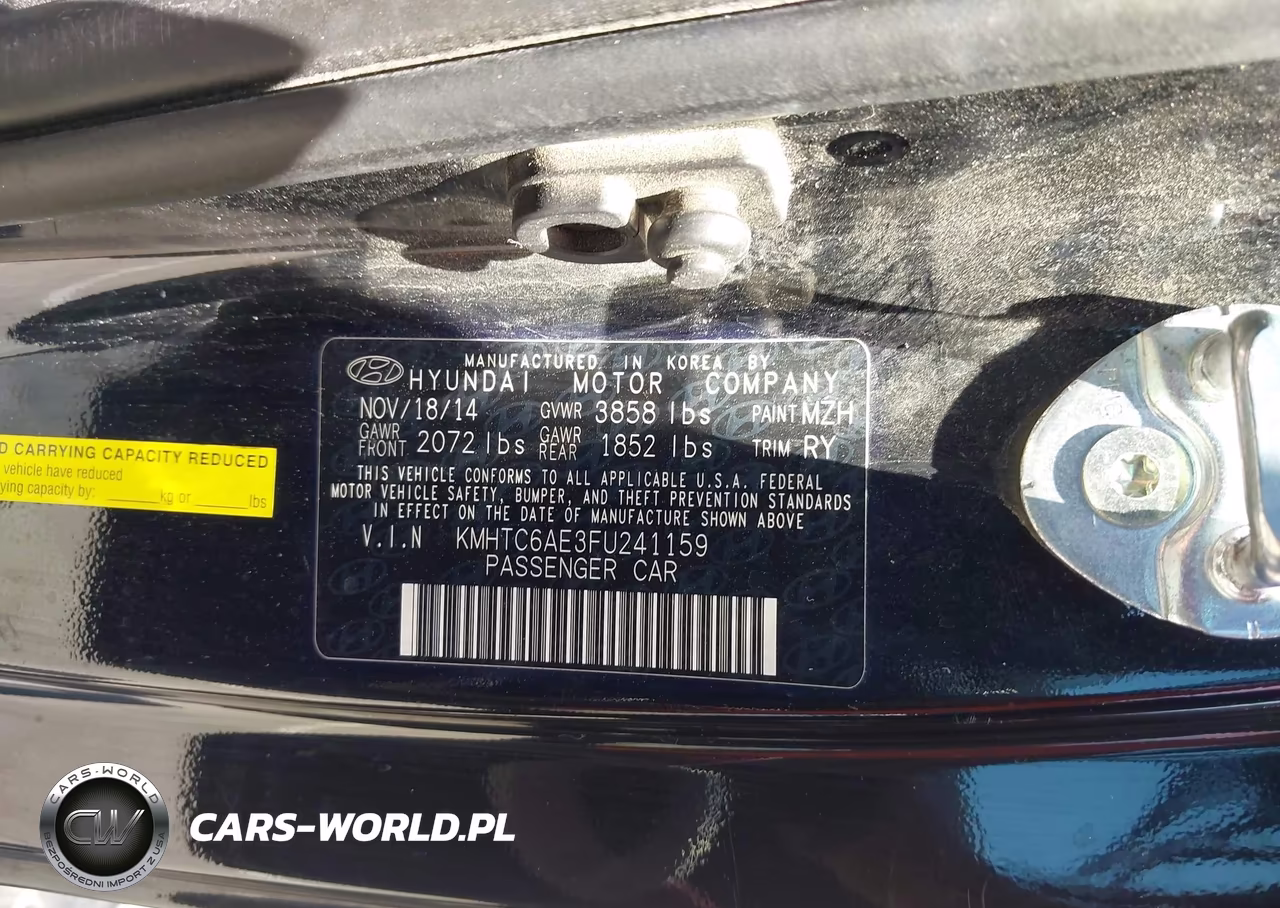 2015 Hyundai Veloster Turbo R-Spec VIN:KMHTC6AE3FU241159 - 9