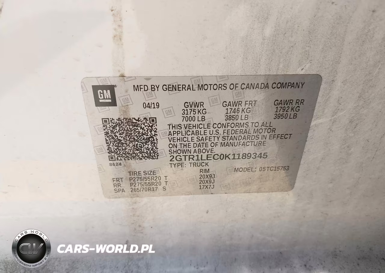 2019 GMC Sierra 1500 Limited VIN:2GTR1LEC0K1189345 - 9