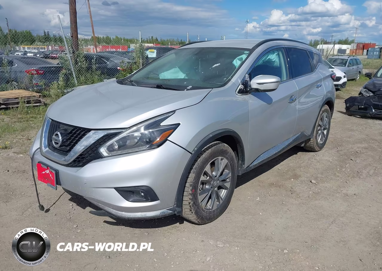 2018 Nissan Murano Sv VIN:5N1AZ2MH3JN145894 - 2