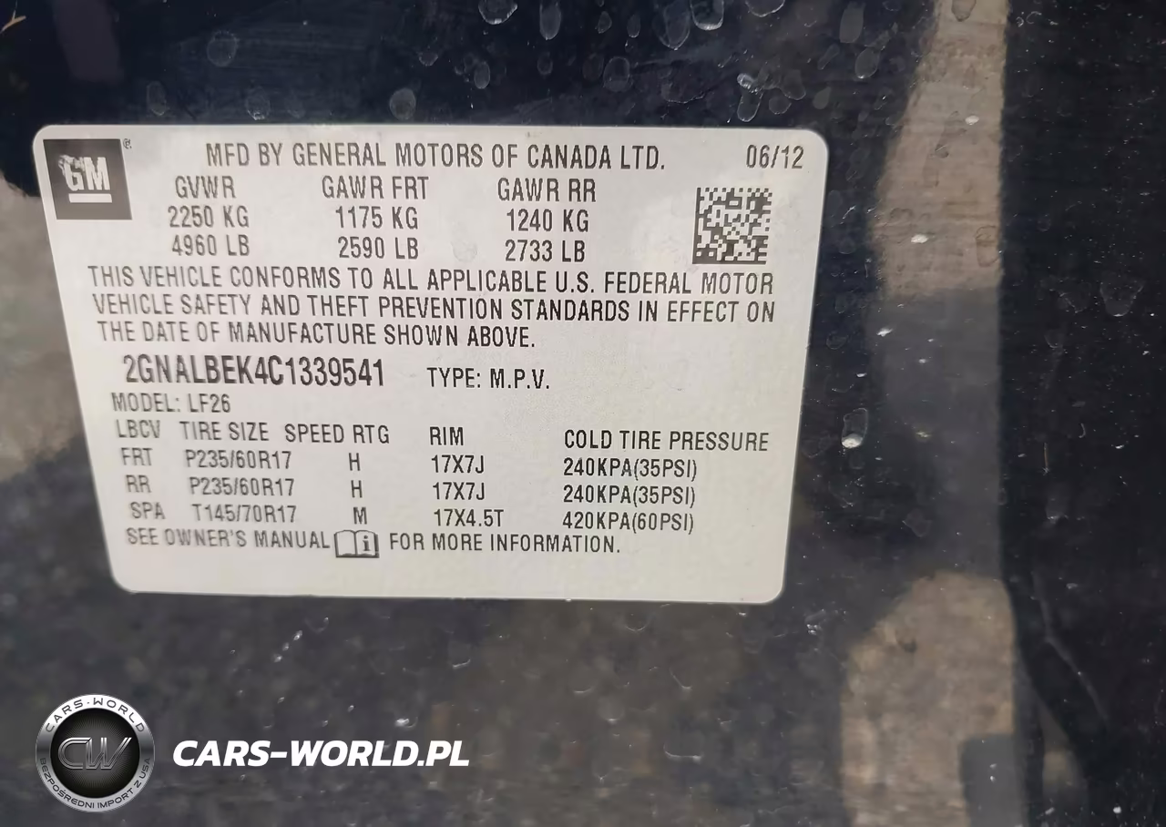 2012 Chevrolet Equinox Ls VIN:2GNALBEK4C1339541 - 9