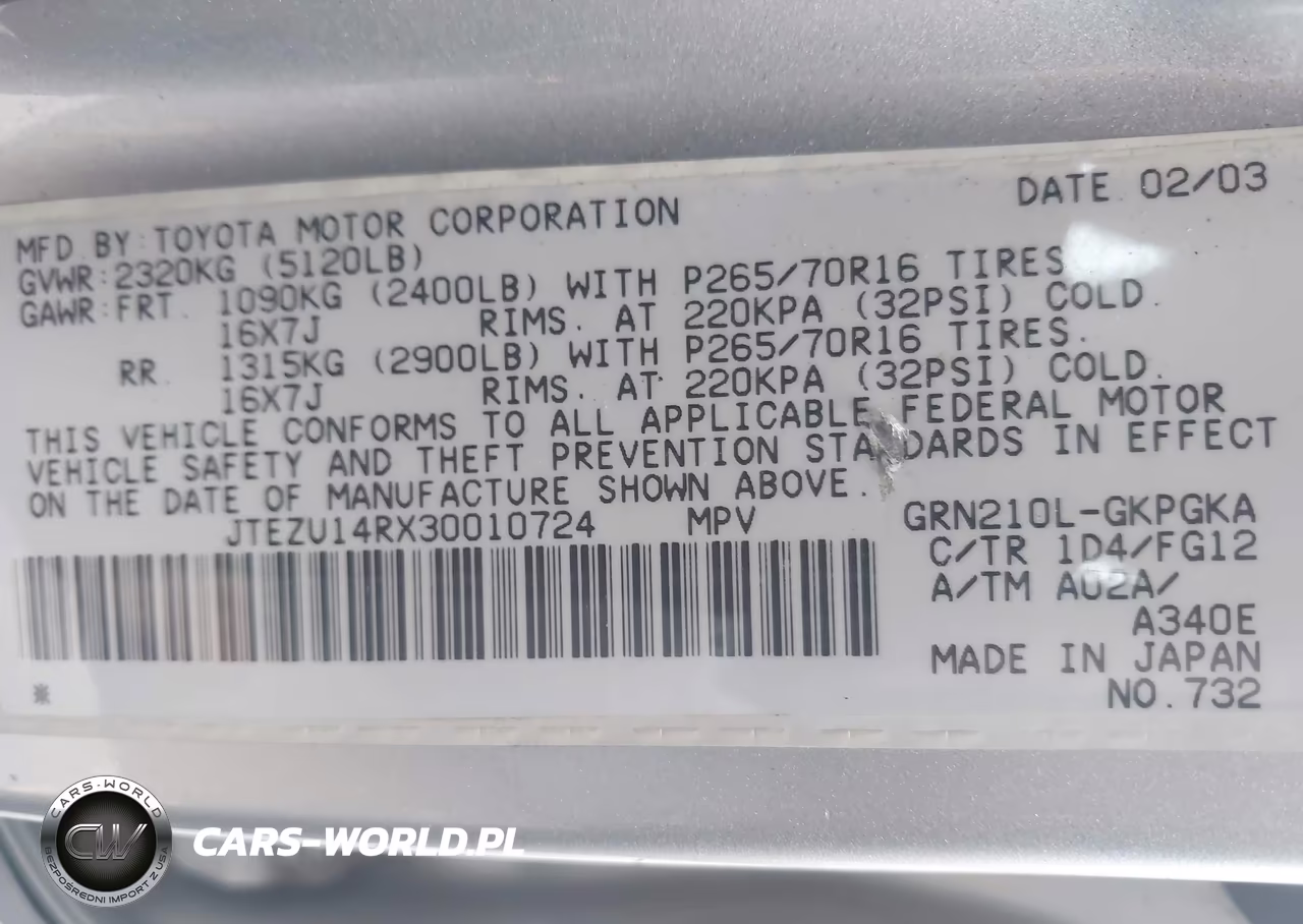 2003 Toyota 4Runner Sr5 V6 VIN:JTEZU14RX30010724 - 9