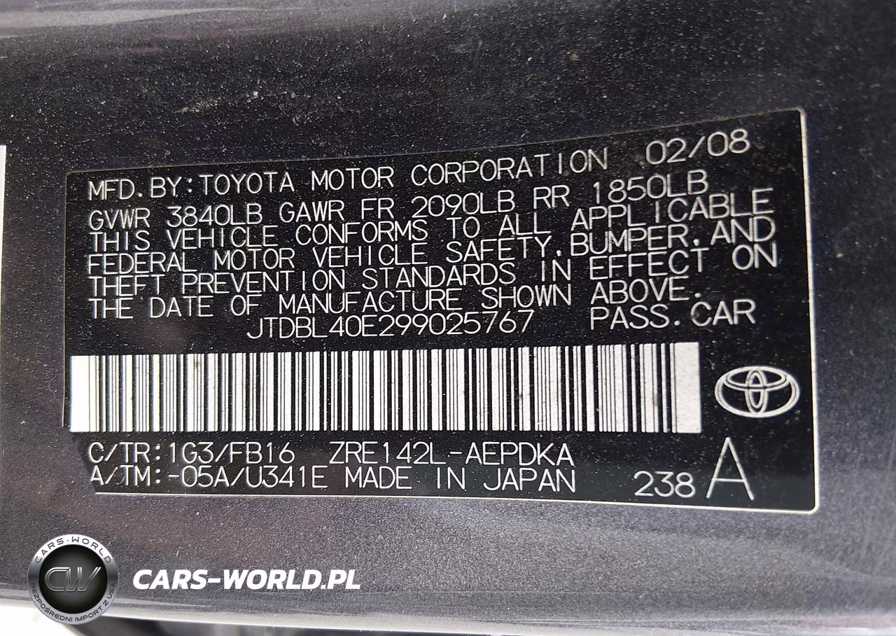 2009 Toyota Corolla Le VIN:JTDBL40E299025767 - 9