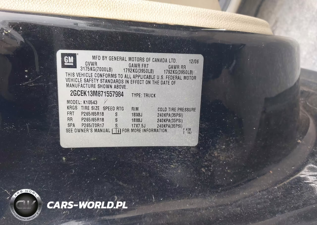 2007 Chevrolet Silverado 1500 Lt2 VIN:2GCEK13M871557984 - 9