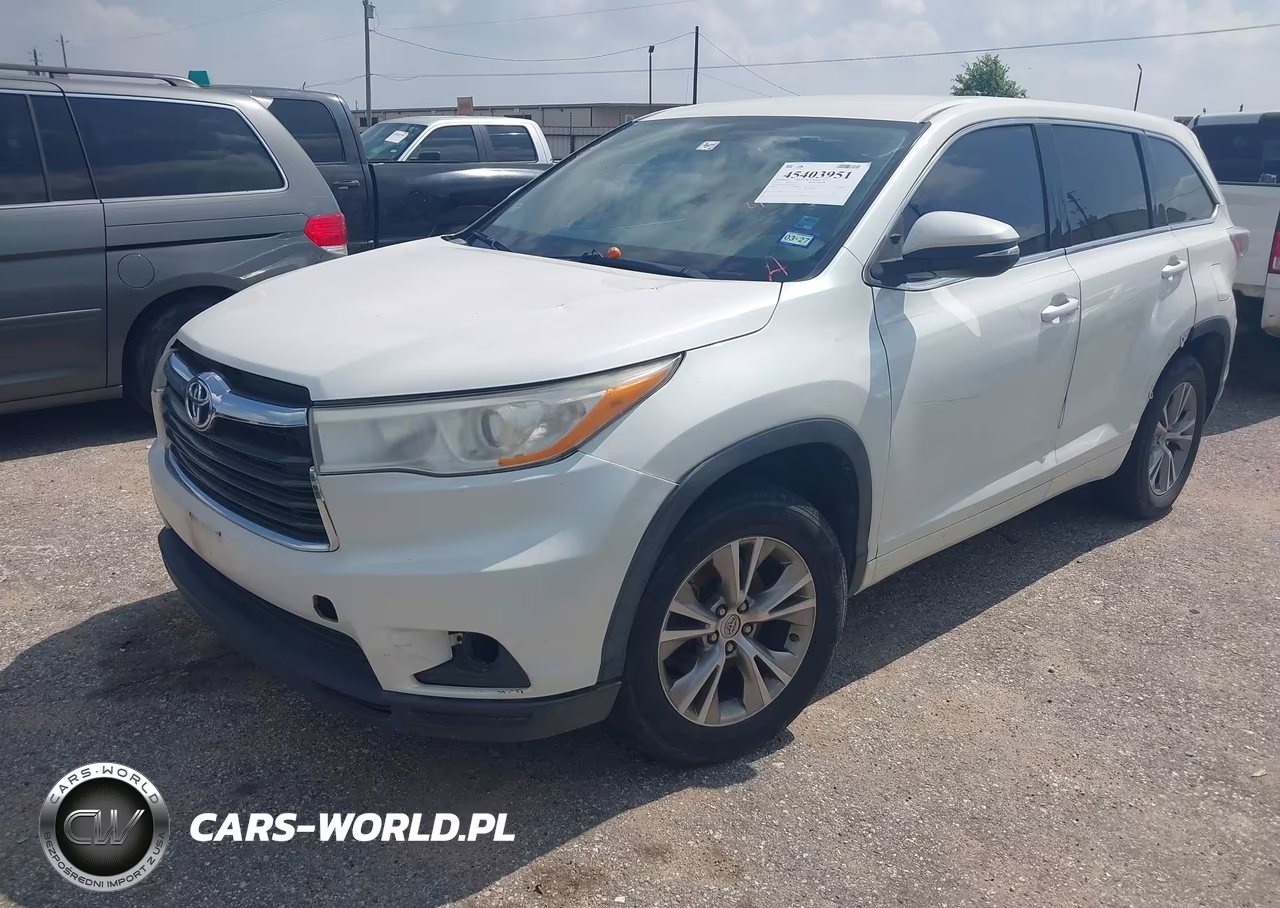 2015 Toyota Highlander Le Plus V6 VIN:5TDZKRFH1FS055534 - 2