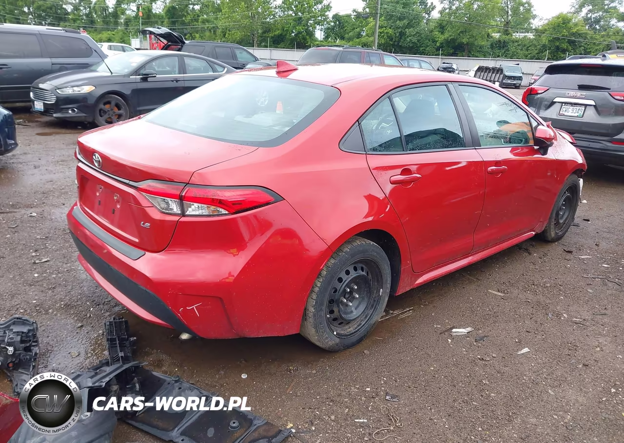 2020 Toyota Corolla Le VIN:5YFEPRAE1LP125860 - 4