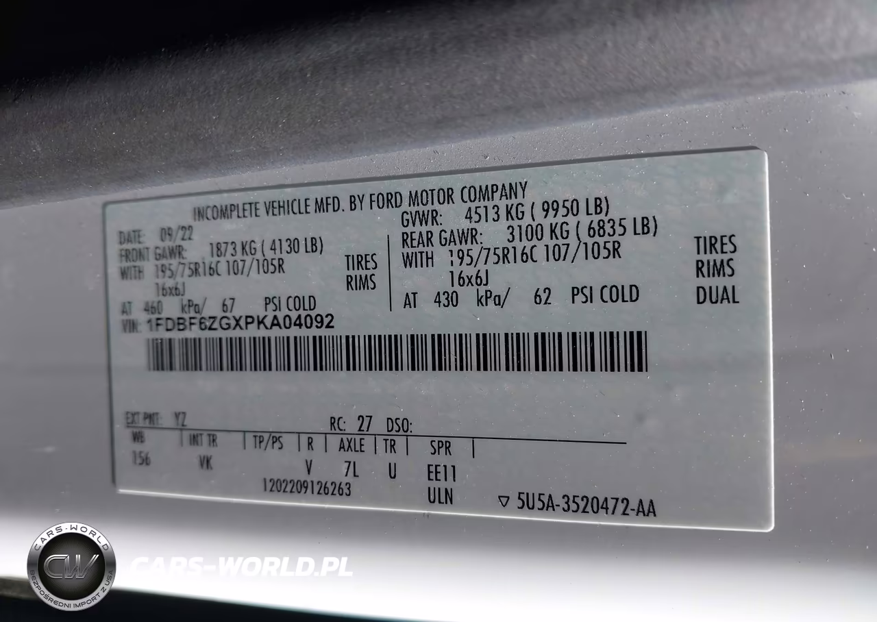 2023 Ford Transit-350 Cab VIN:1FDBF6ZGXPKA04092 - 9