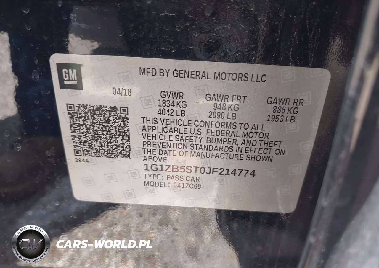 2018 Chevrolet Malibu 1Ls VIN:1G1ZB5ST0JF214774 - 9