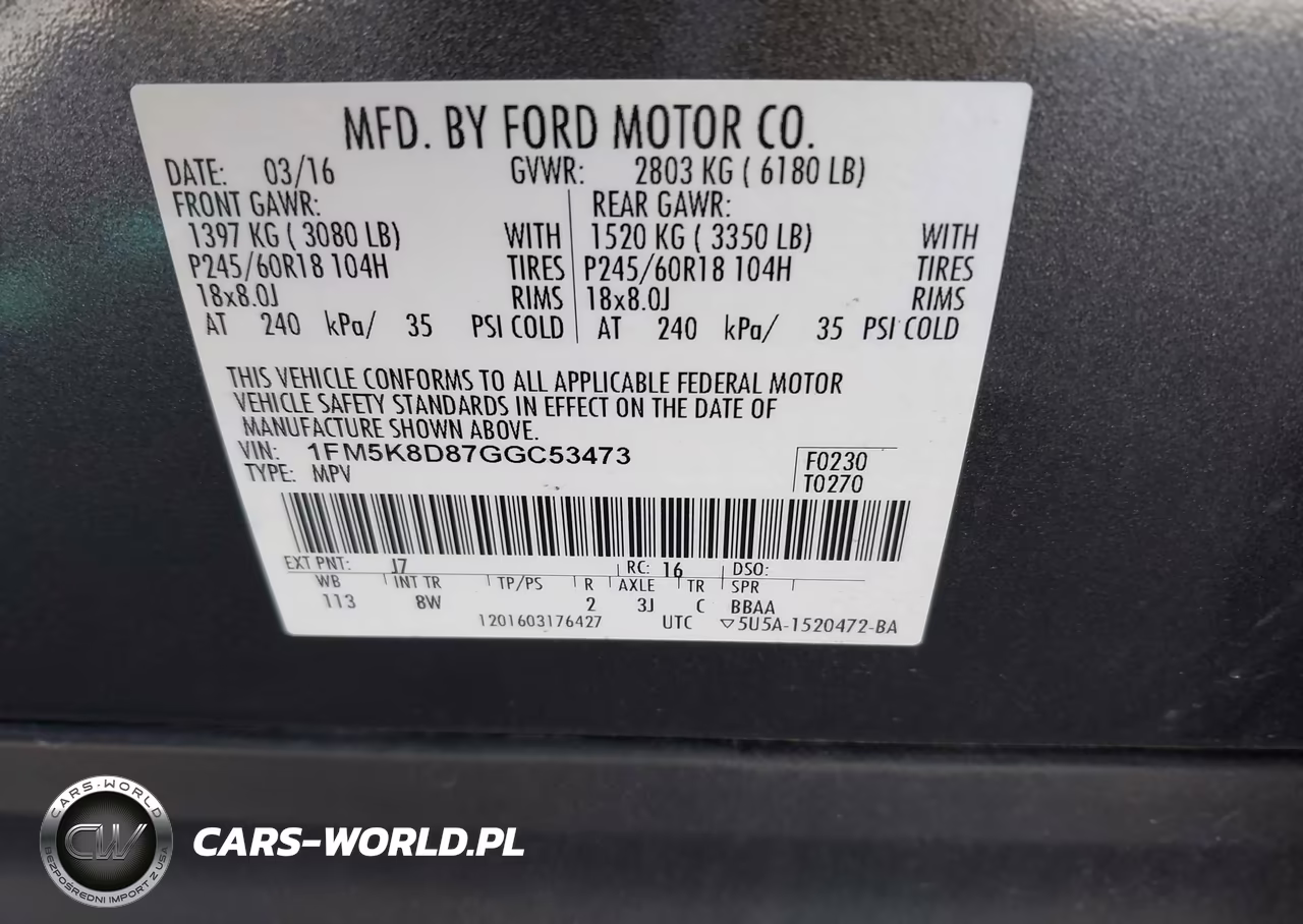 2016 Ford Explorer Xlt VIN:1FM5K8D87GGC53473 - 9