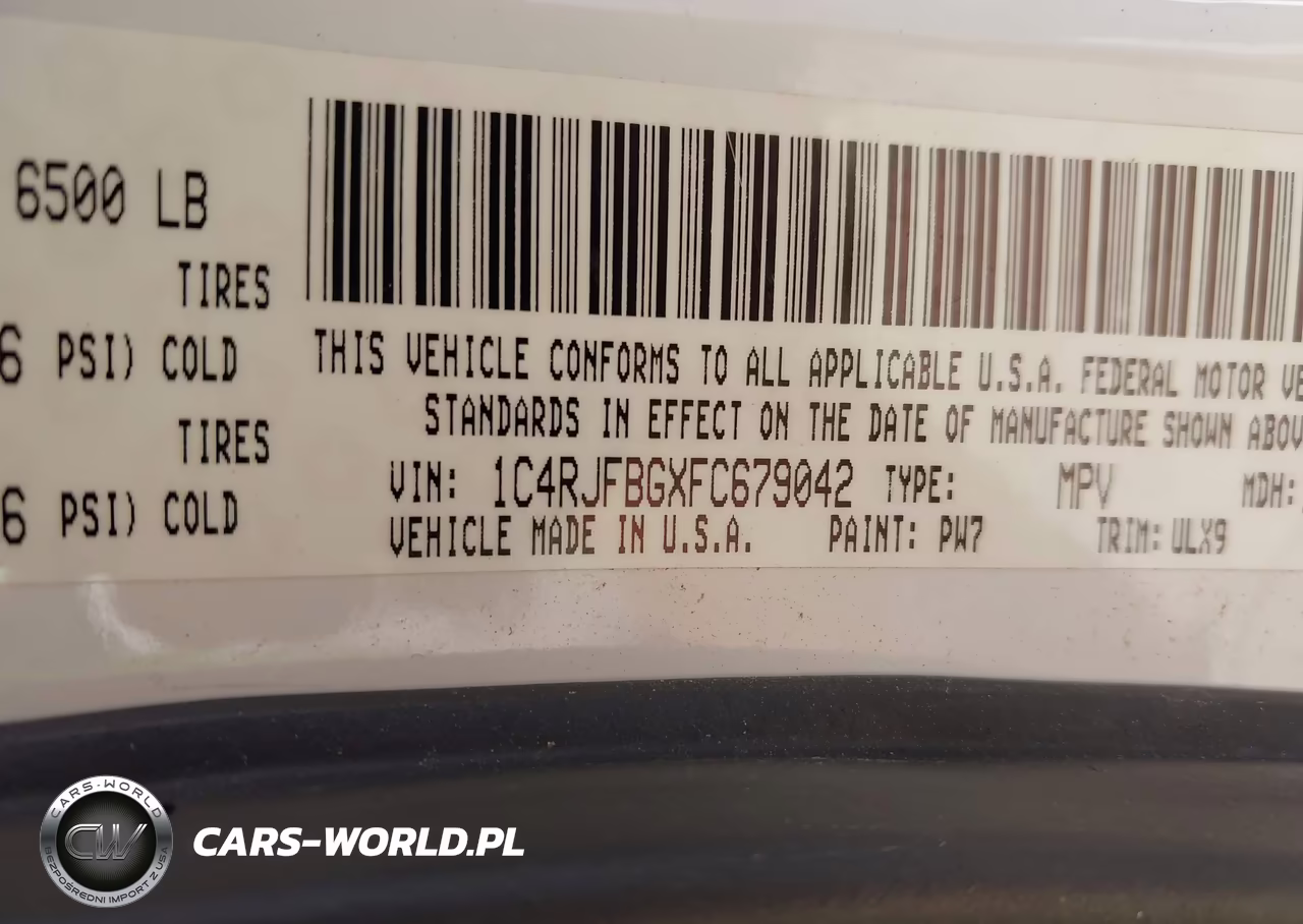 2015 Jeep Grand Cherokee Limited VIN:1C4RJFBGXFC679042 - 9