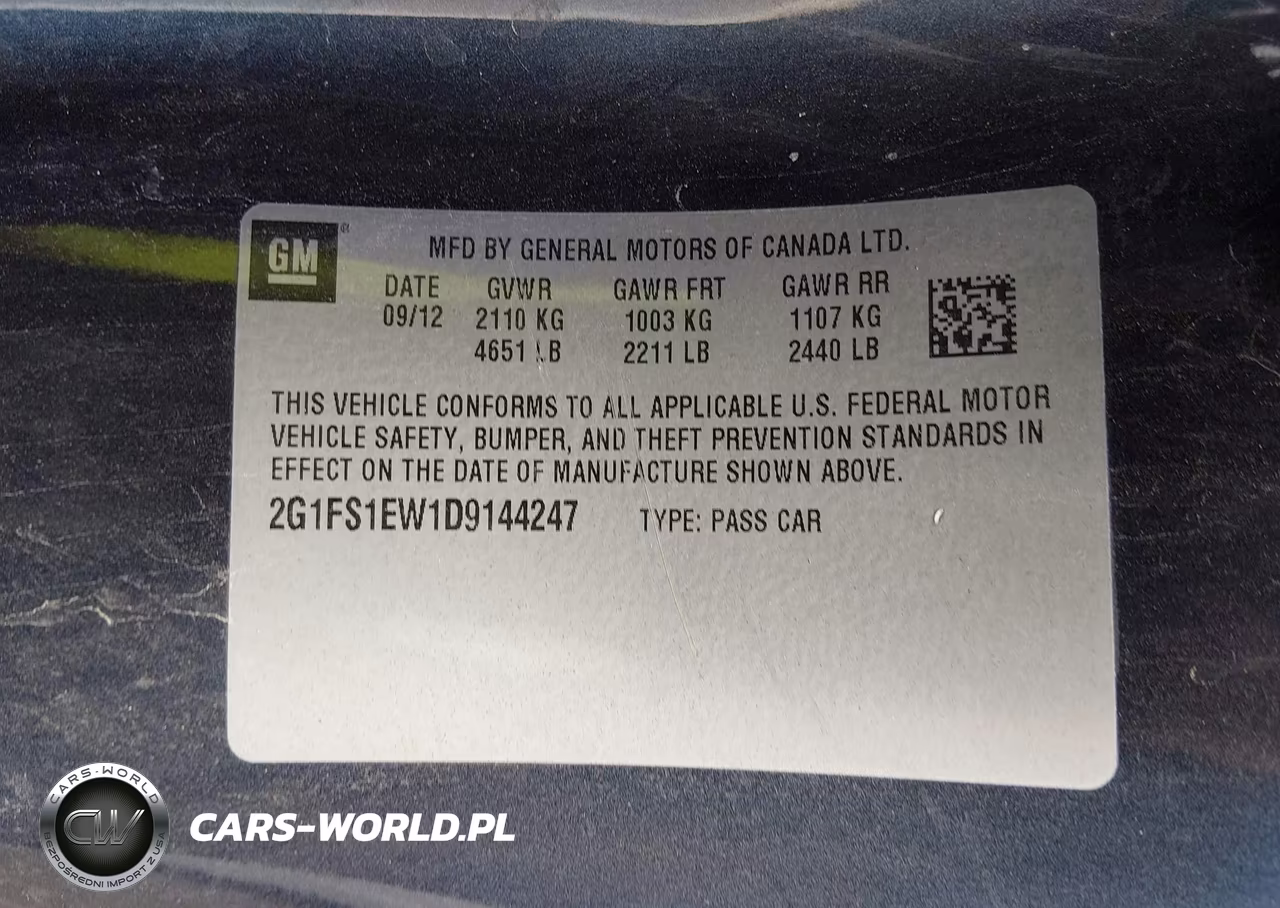 2013 Chevrolet Camaro 1Ss VIN:2G1FS1EW1D9144247 - 9