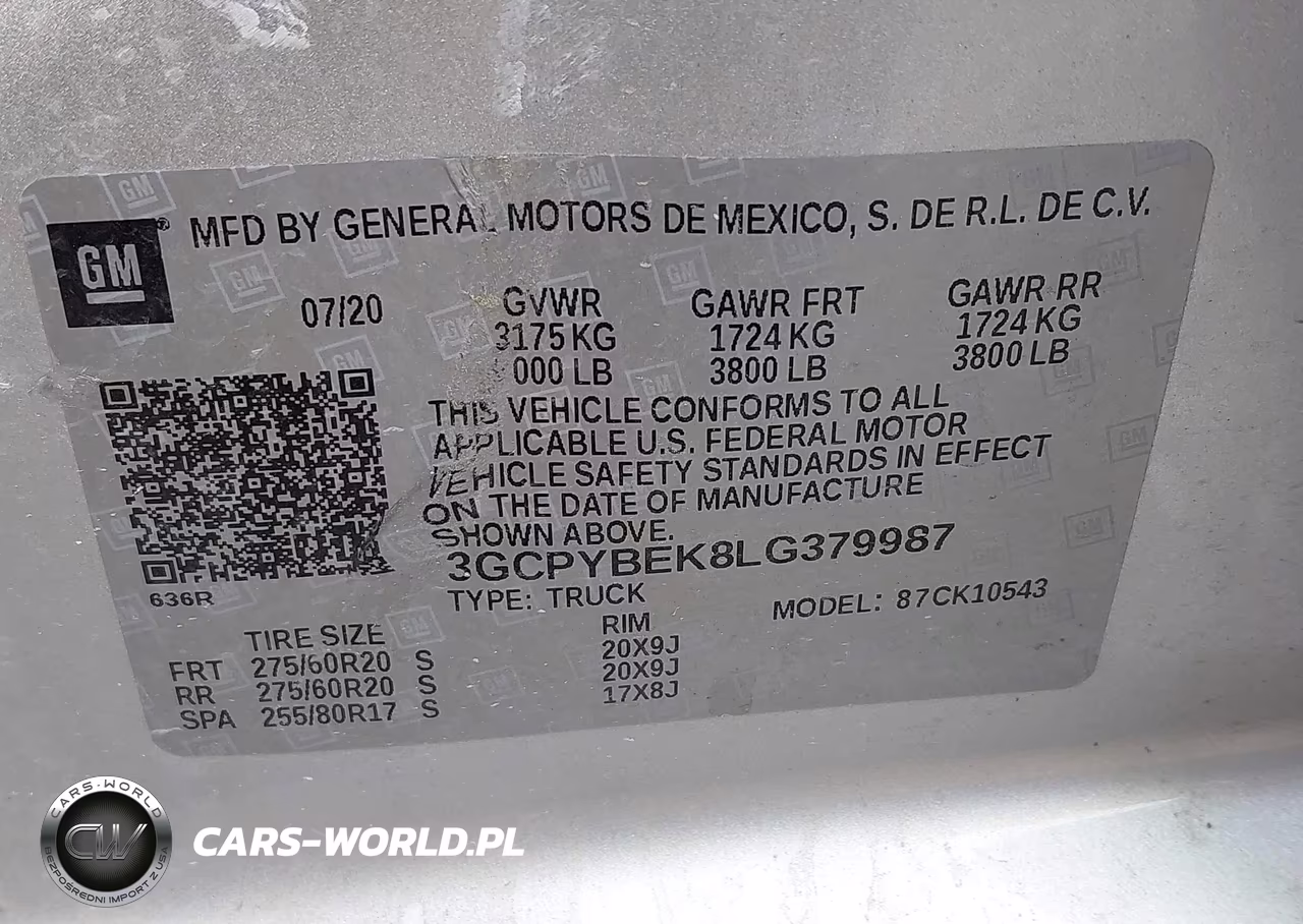2020 Chevrolet Silverado 1500 VIN:3GCPYBEK8LG379987 - 9