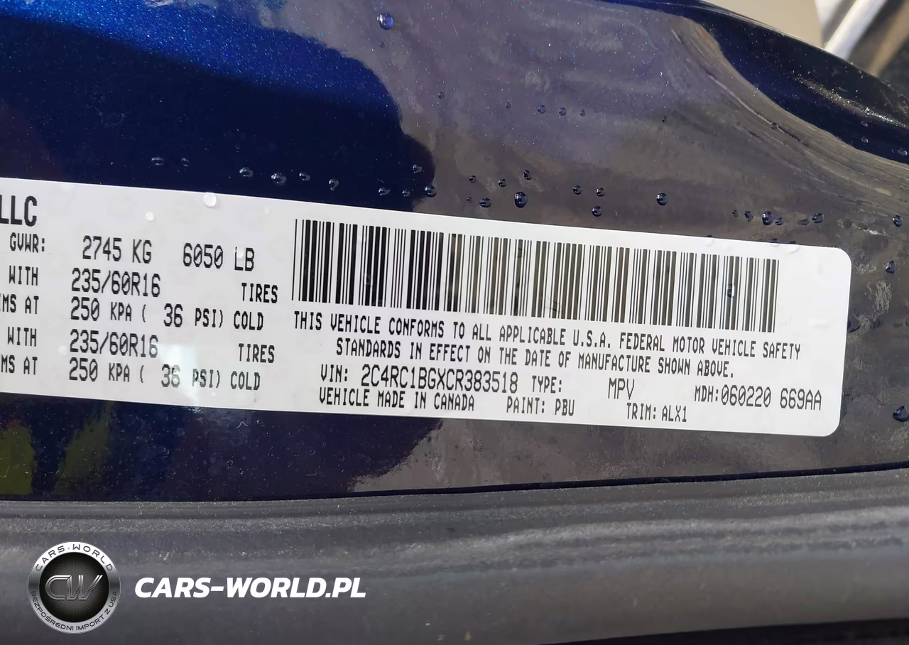 2012 Chrysler Town & Country Touring VIN:2C4RC1BGXCR383518 - 9