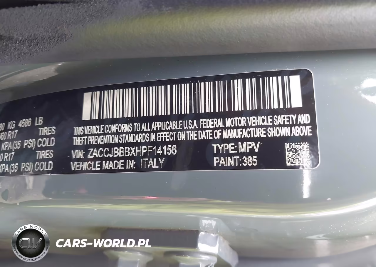2017 Jeep Renegade Latitude 4X4 VIN:ZACCJBBBXHPF14156 - 9
