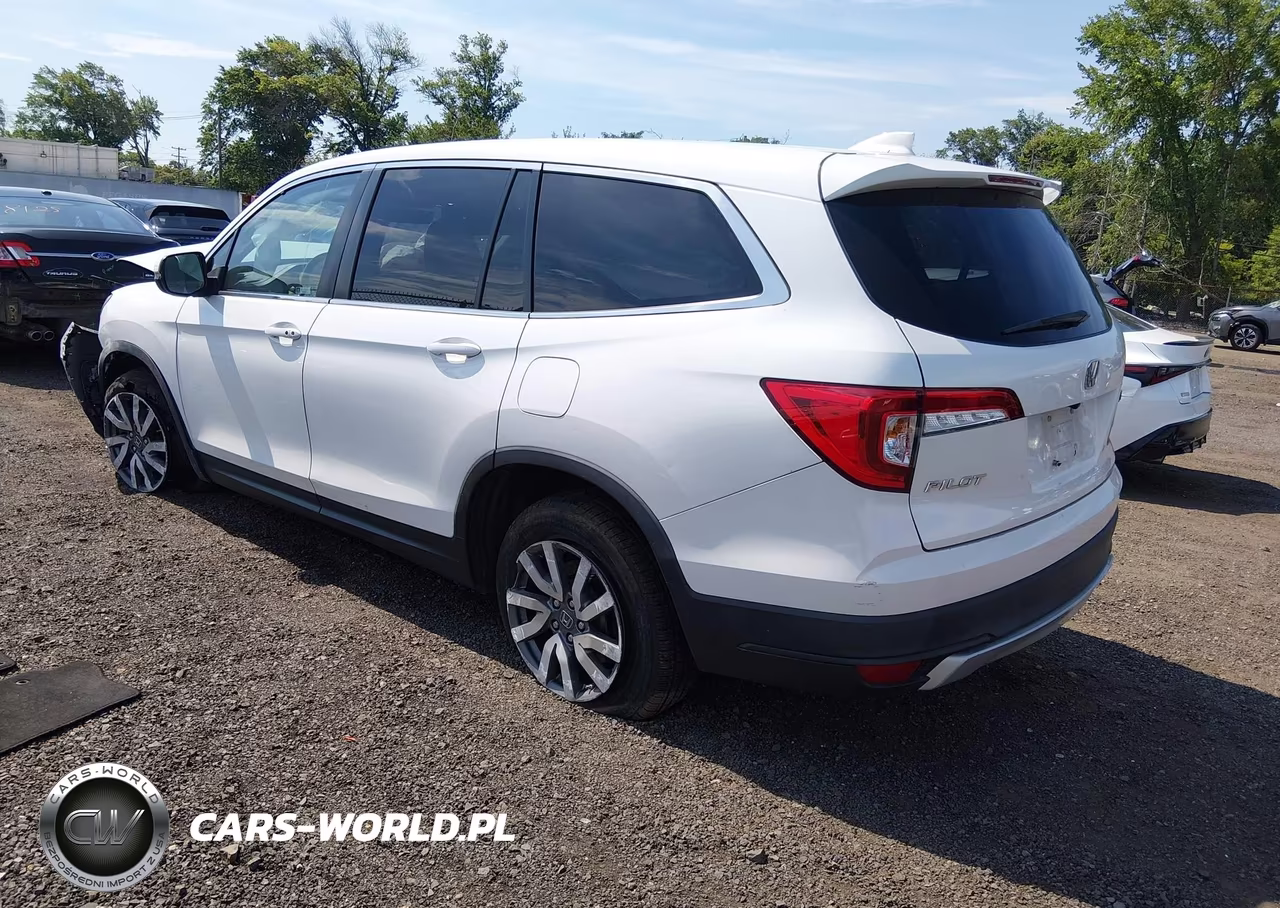 2020 Honda Pilot Awd Ex-L VIN:5FNYF6H57LB017484 - 3