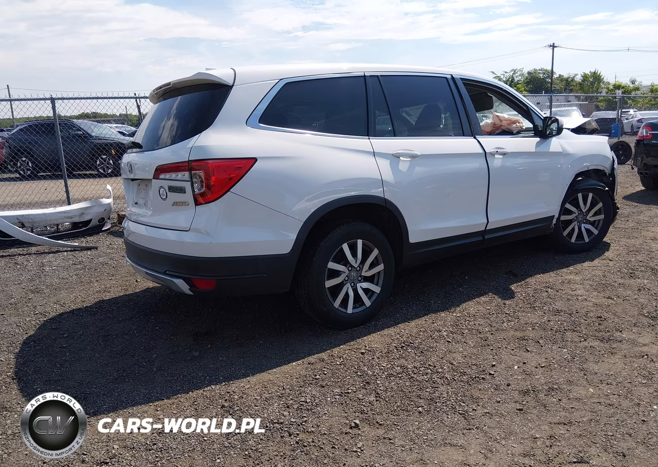 2020 Honda Pilot Awd Ex-L VIN:5FNYF6H57LB017484 - 4