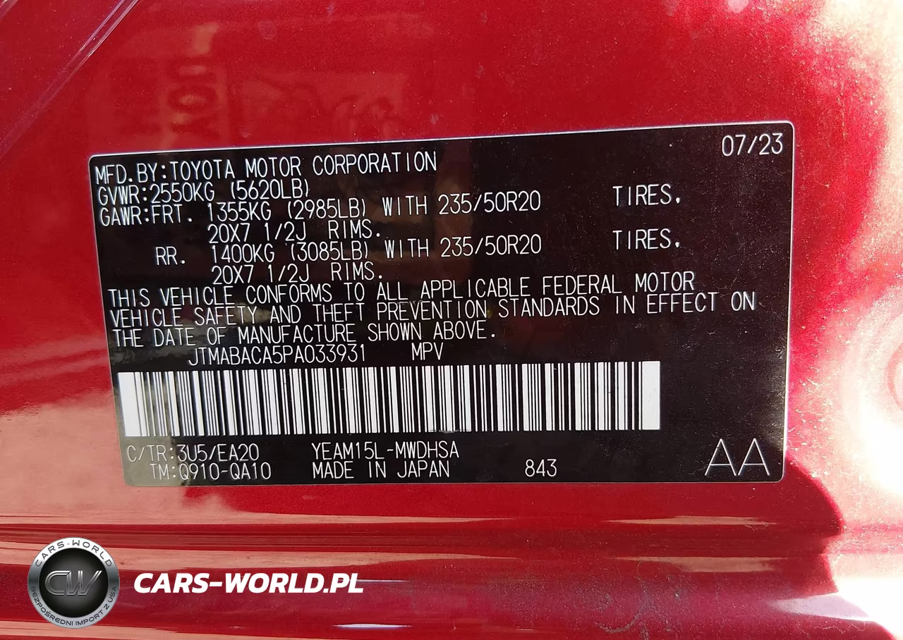 2023 Toyota Bz4X Limited VIN:JTMABACA5PA033931 - 9