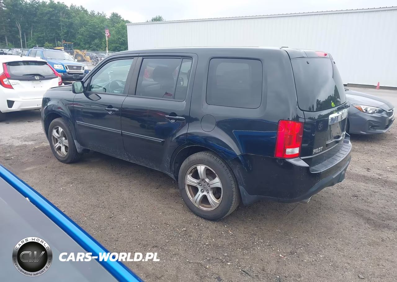 2012 Honda Pilot Ex-L VIN:5FNYF4H58CB012413 - 3