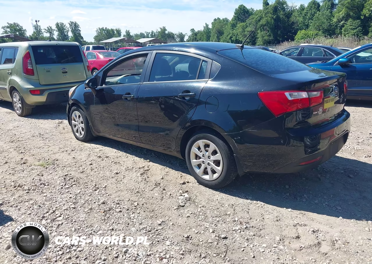 2013 Kia Rio Lx VIN:KNADM4A34D6221073 - 3
