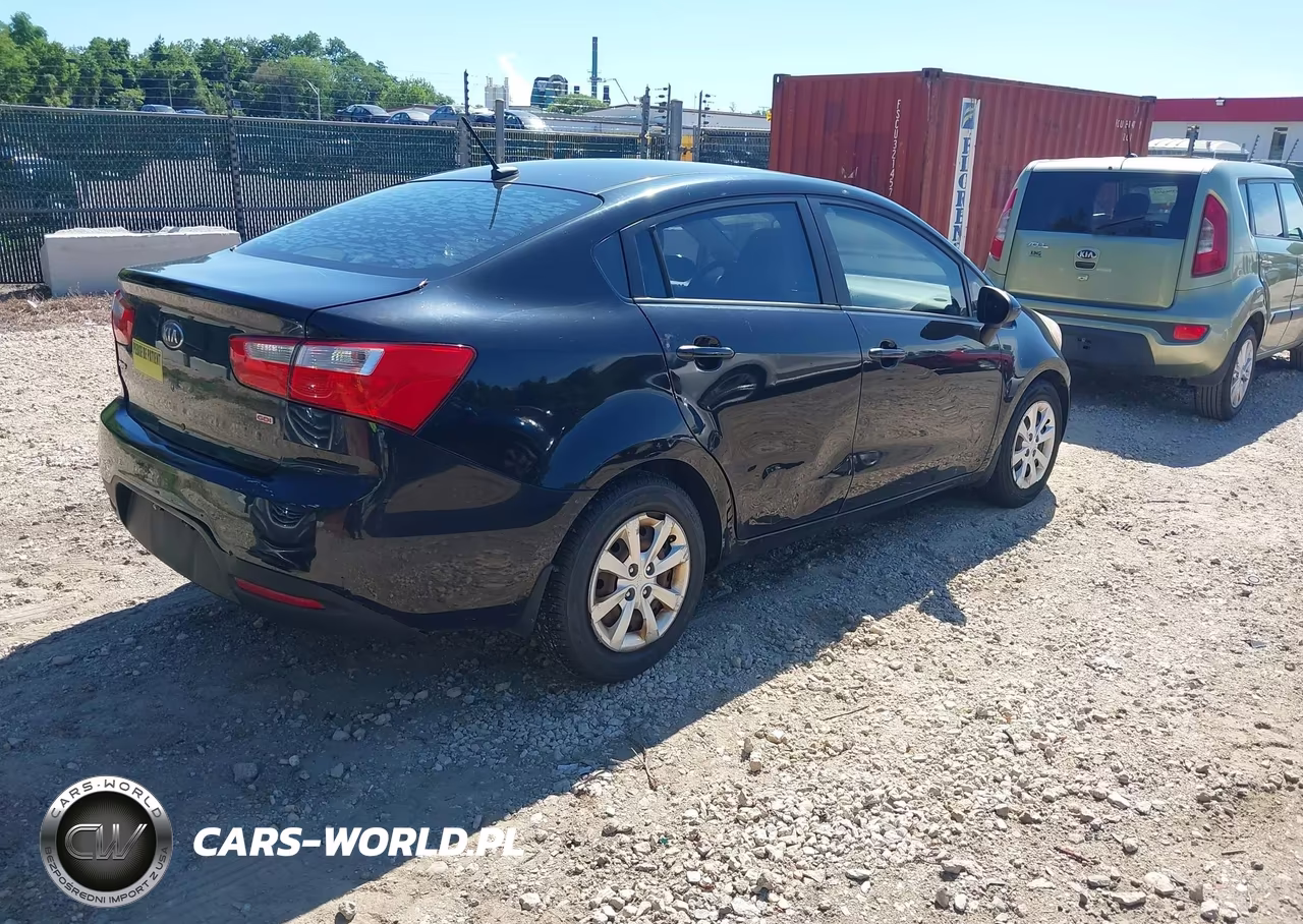 2013 Kia Rio Lx VIN:KNADM4A34D6221073 - 4
