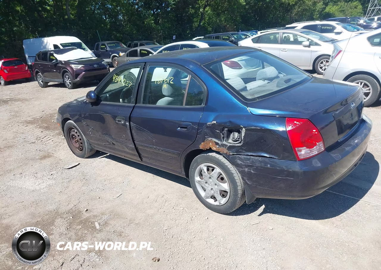 2004 Hyundai Elantra Gls-Gt VIN:KMHDN46D54U817494 - 3