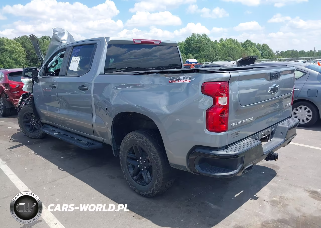 2024 Chevrolet Silverado 1500 4Wd Short Bed Custom Trail Boss VIN:3GCUDCEDXRG427195 - 3