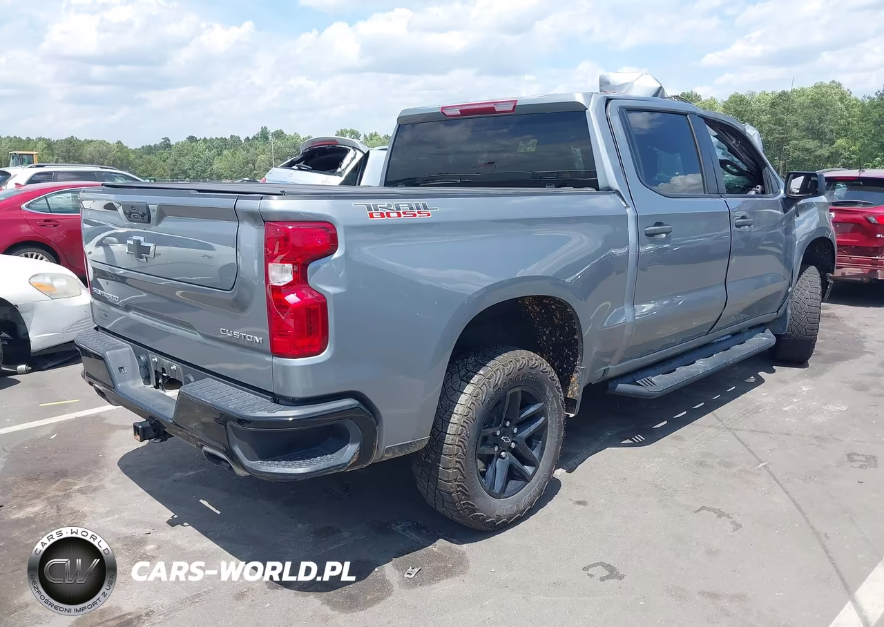 2024 Chevrolet Silverado 1500 4Wd Short Bed Custom Trail Boss VIN:3GCUDCEDXRG427195 - 4