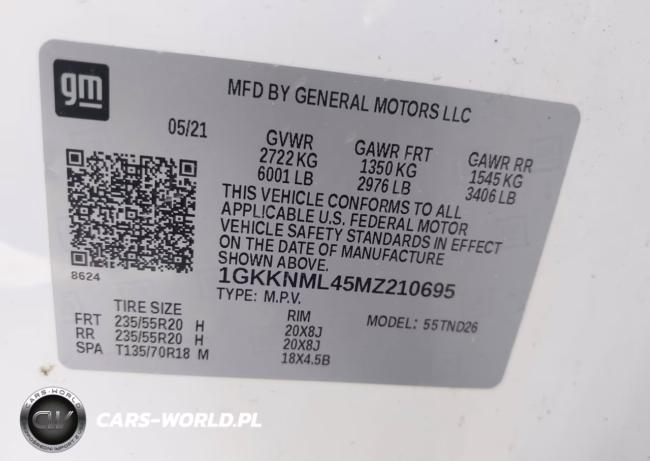 2021 GMC Acadia Fwd Slt VIN:1GKKNML45MZ210695 - 9