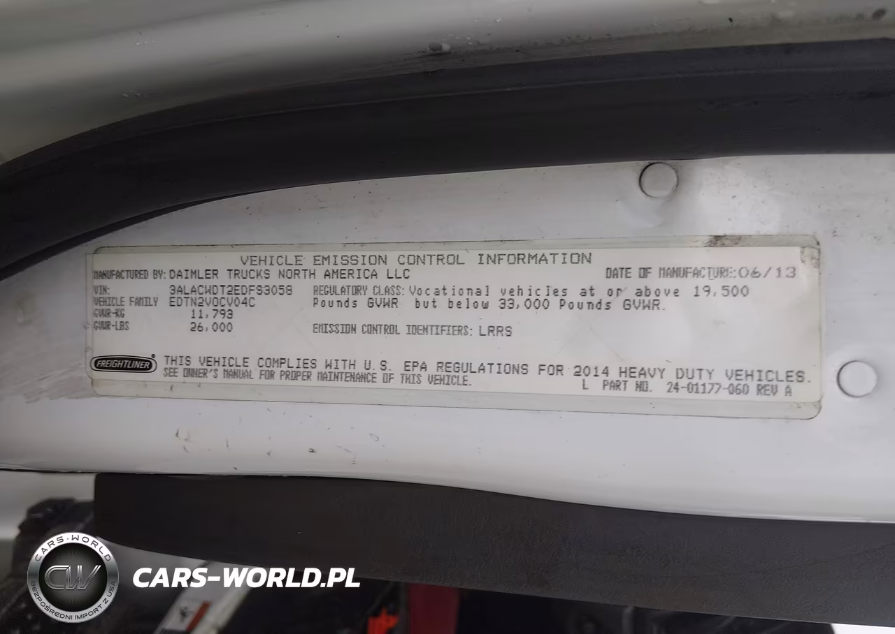 2014 Freightliner M2 106 Medium Duty VIN:3ALACWDT2EDFS3058 - 8