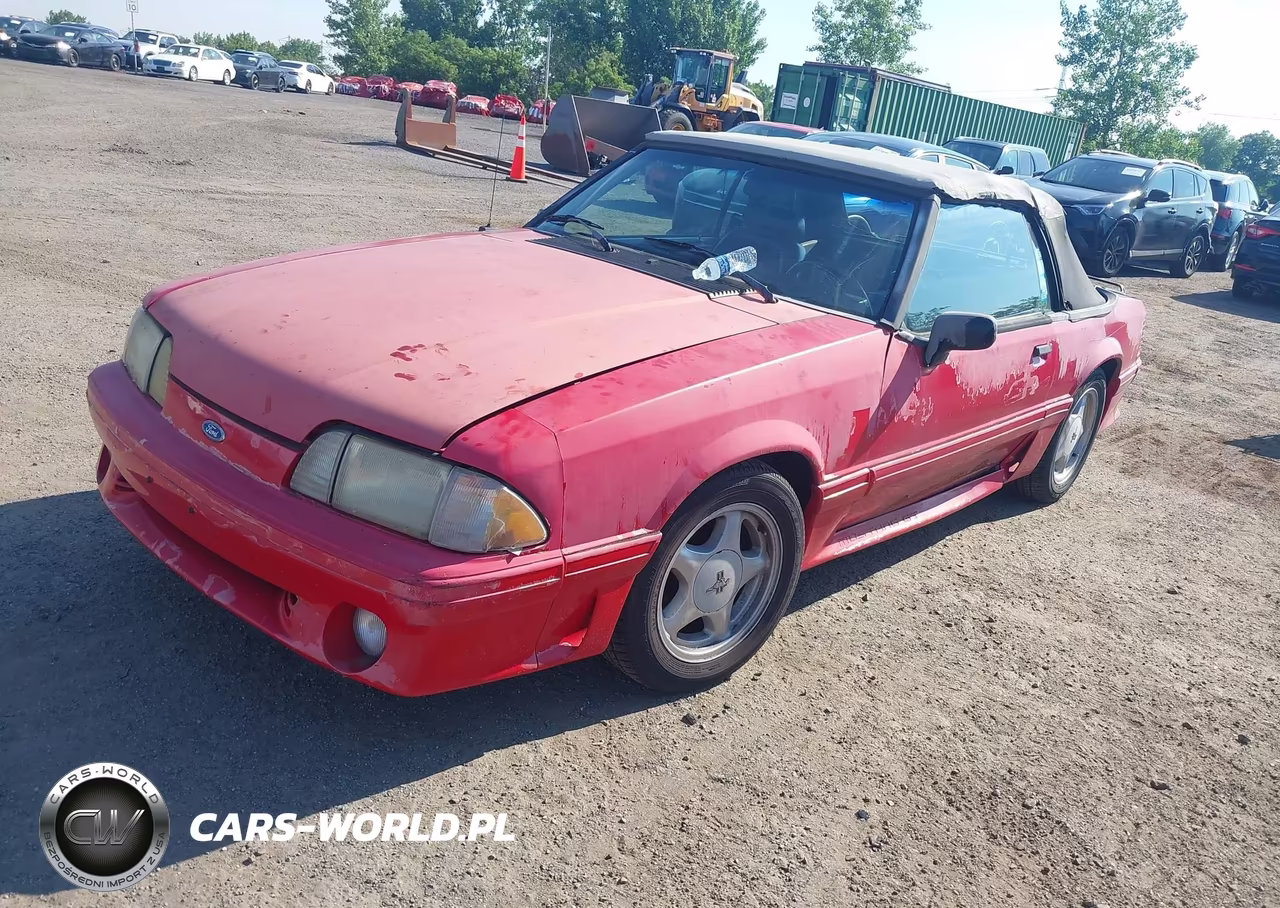 1992 Ford Mustang Gt-Cobra Gt VIN:1FACP45E4NF152135 - 2