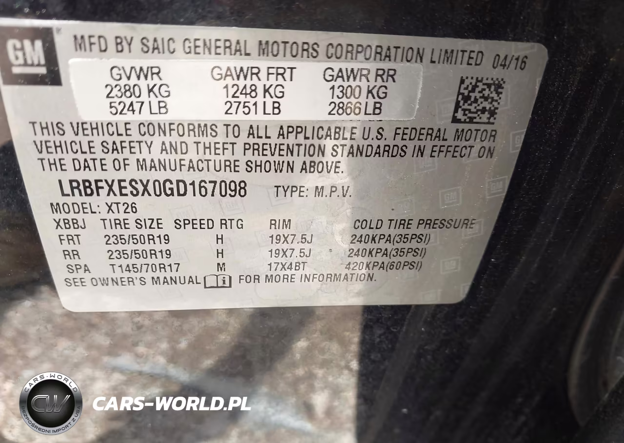 2016 Buick Envision Premium I VIN:LRBFXESX0GD167098 - 9