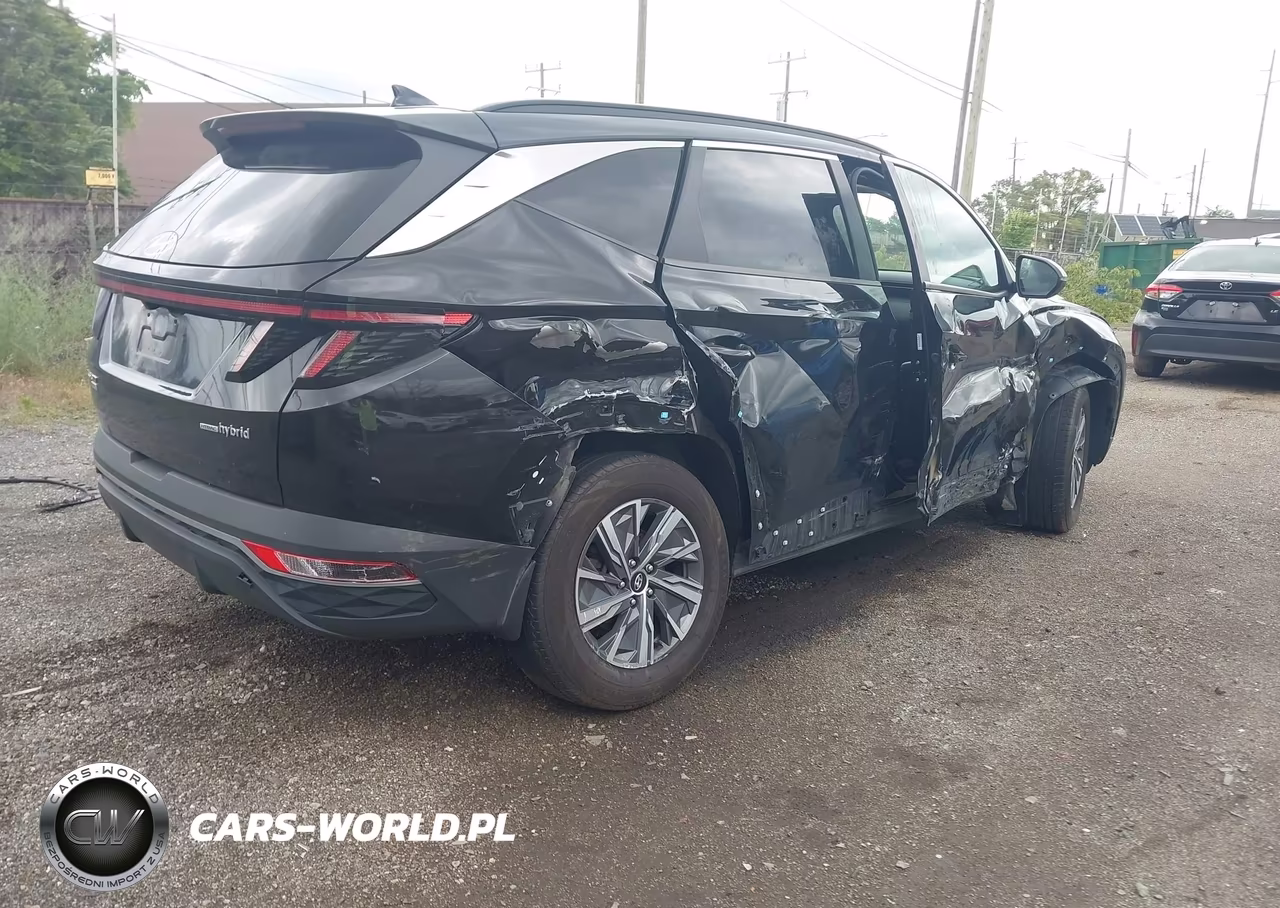 2022 Hyundai Tucson Hybrid Blue VIN:KM8JBCA18NU028227 - 4