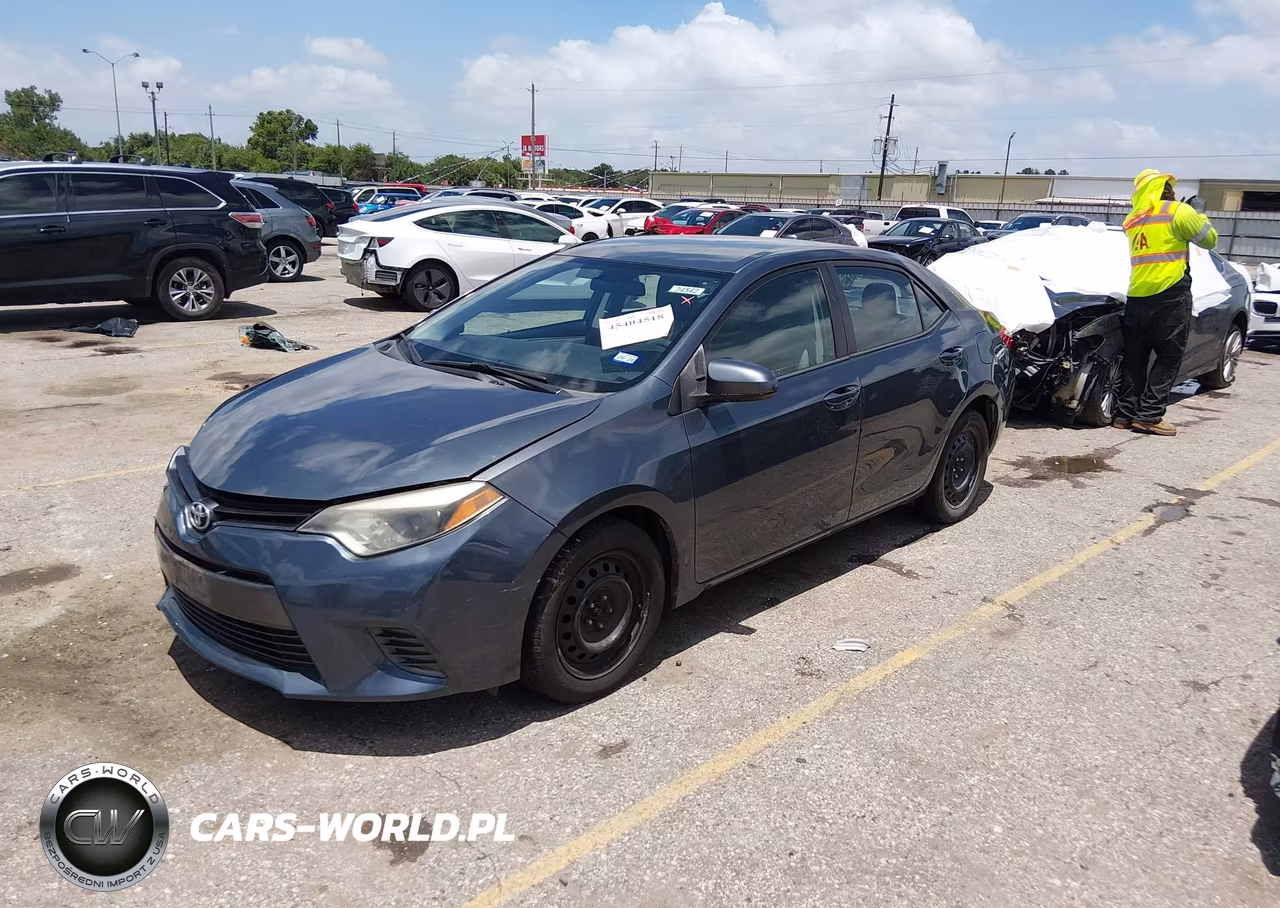 2016 Toyota Corolla Le VIN:5YFBURHE3GP519397 - 2