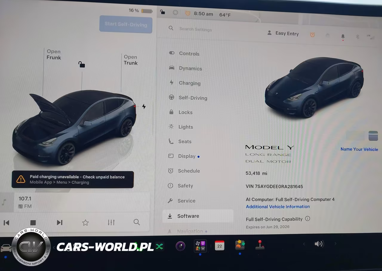 2024 Tesla Model Y Long Range Dual Motor All-Wheel Drive VIN:7SAYGDEE0RA281645 - 7
