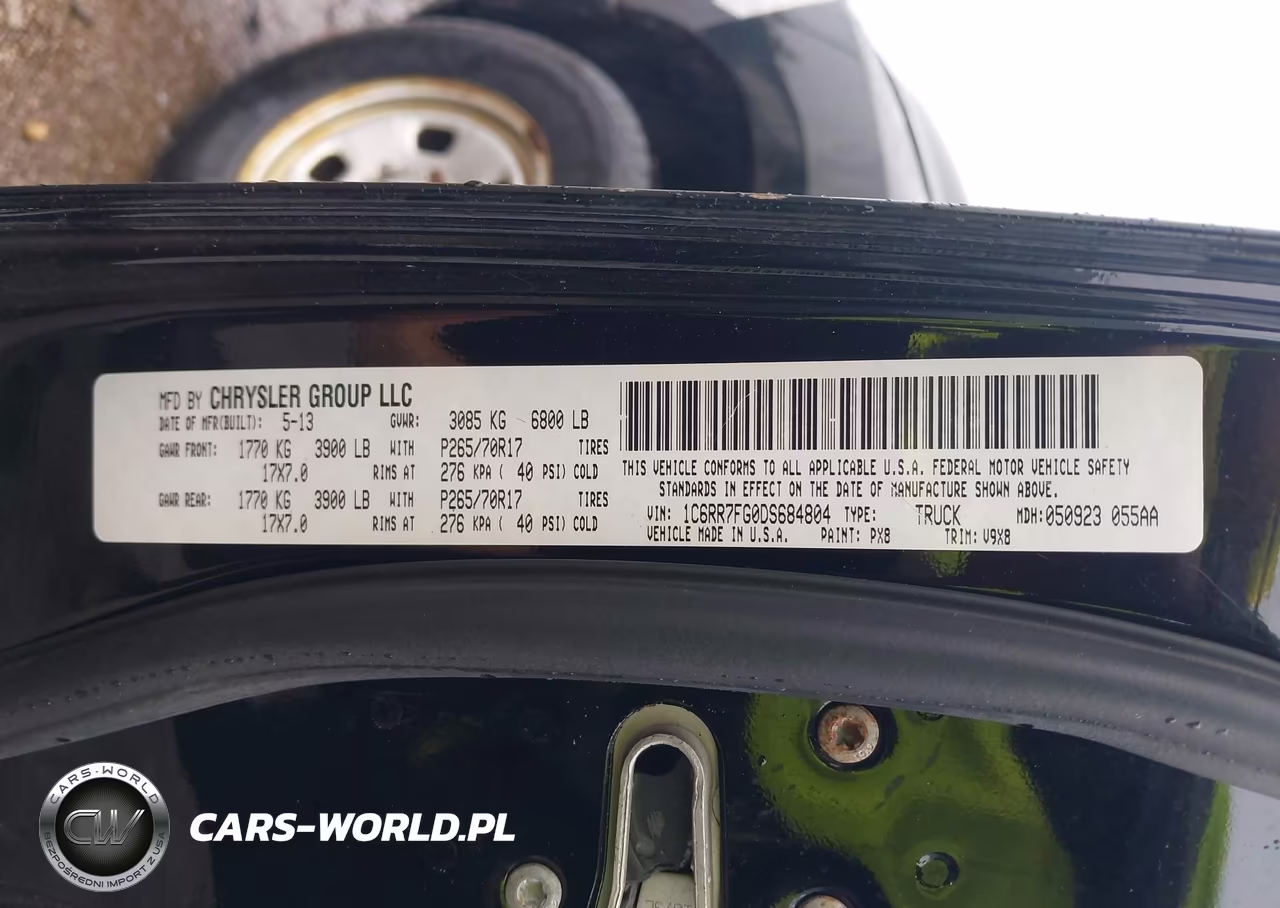 2013 Ram 1500 Tradesman VIN:1C6RR7FG0DS684804 - 9
