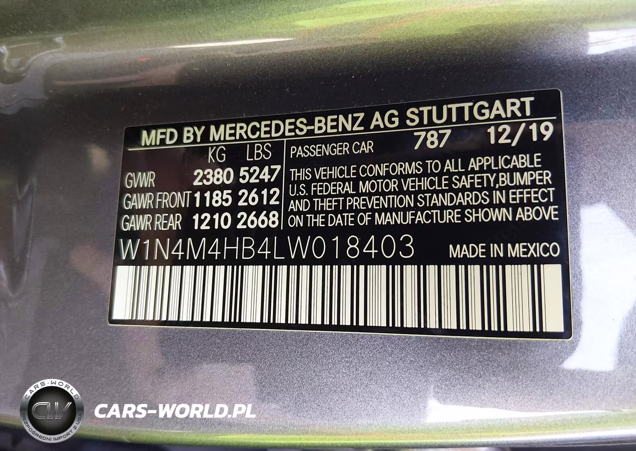 2020 Mercedes-Benz Glb 250 4Matic VIN:W1N4M4HB4LW018403 - 9