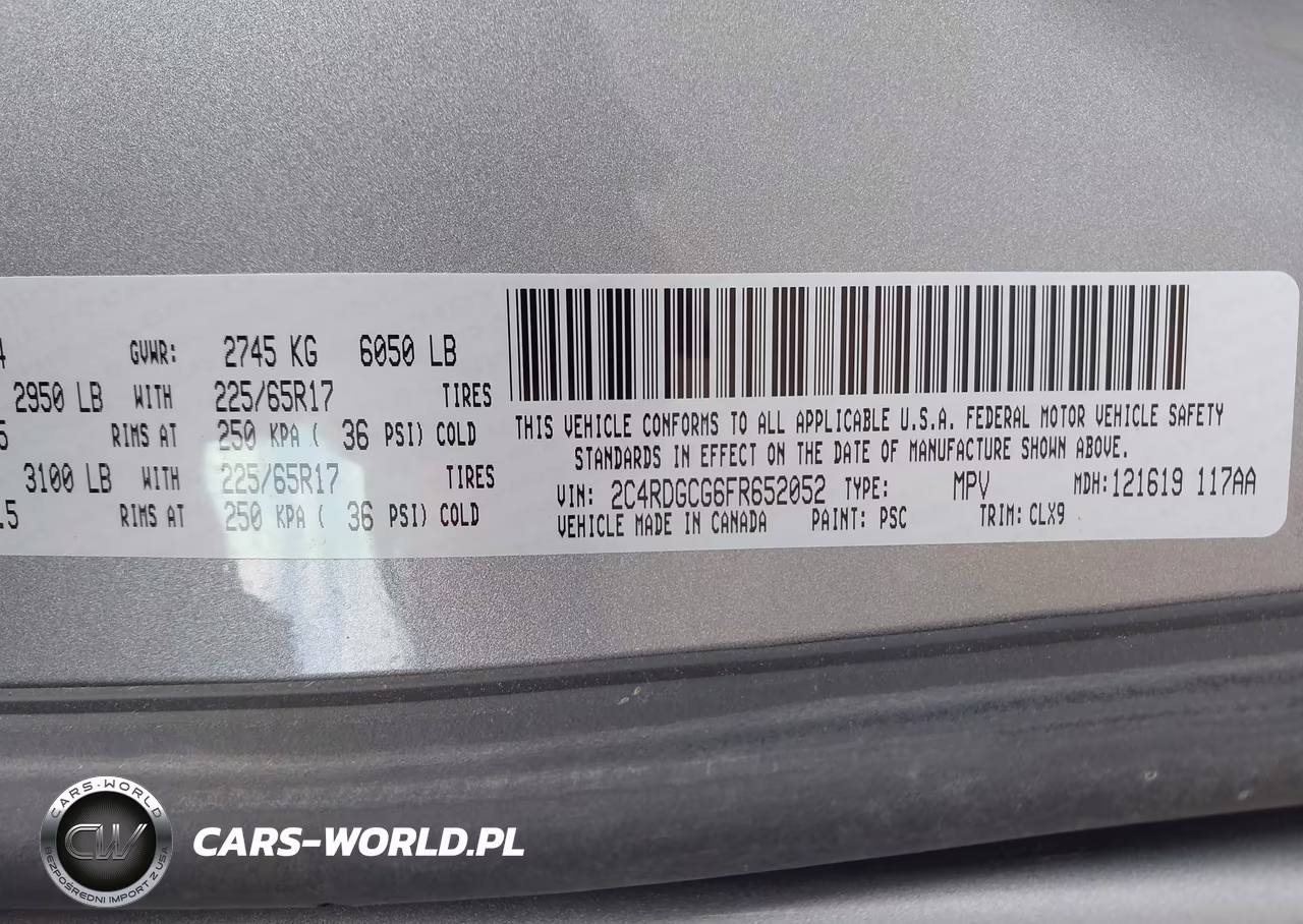 2015 Dodge Grand Caravan Sxt Plus VIN:2C4RDGCG6FR652052 - 9
