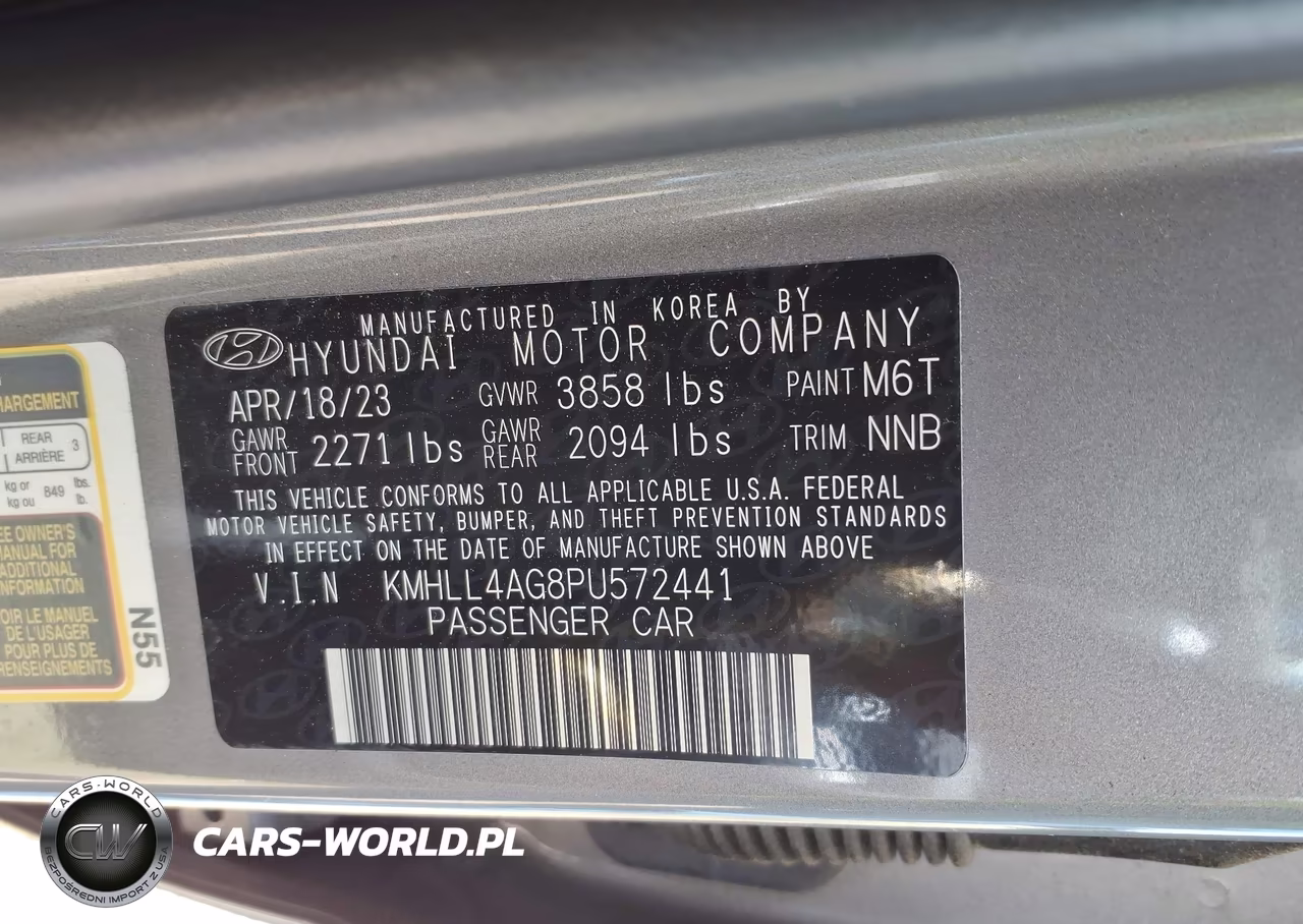 2023 Hyundai Elantra Se VIN:KMHLL4AG8PU572441 - 9