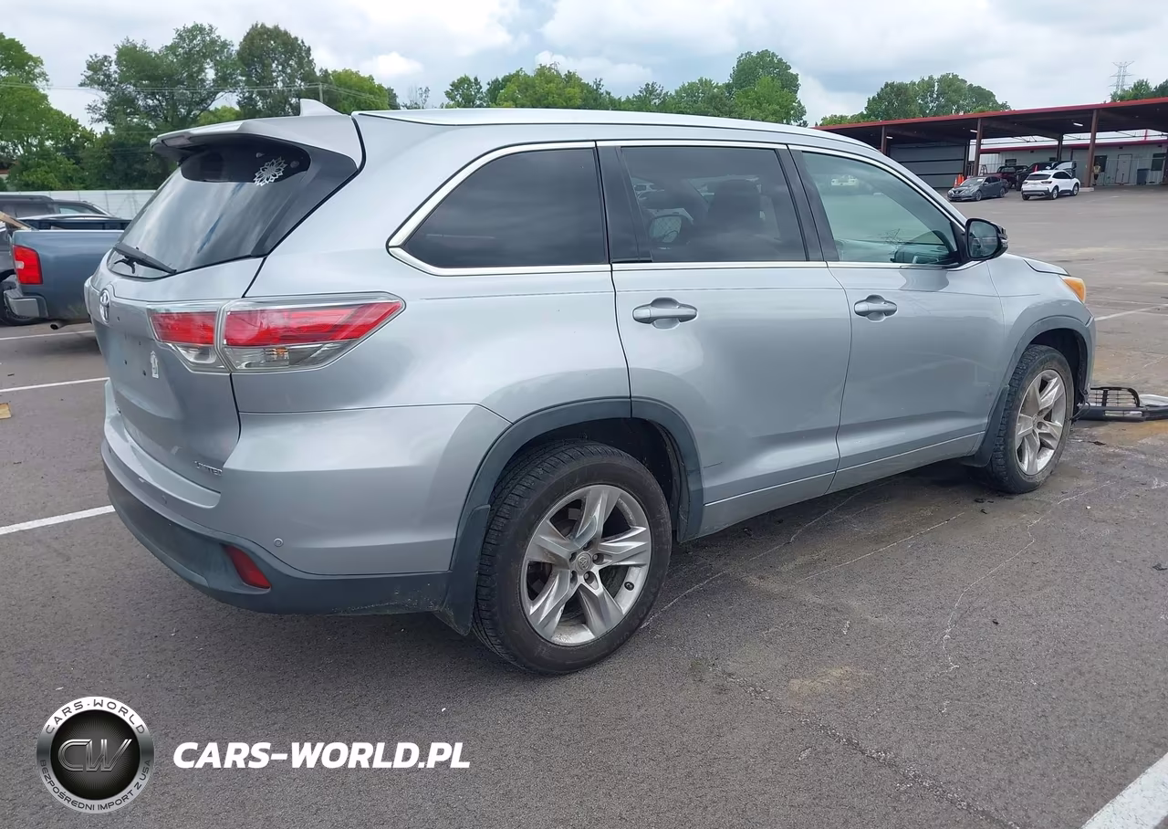 2015 Toyota Highlander Limited V6 VIN:5TDYKRFH3FS038732 - 4