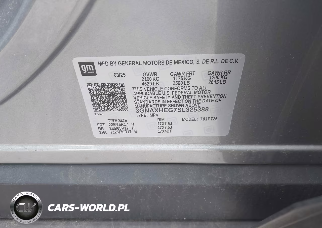 2025 Chevrolet Equinox Fwd Lt VIN:3GNAXHEG7SL325388 - 9