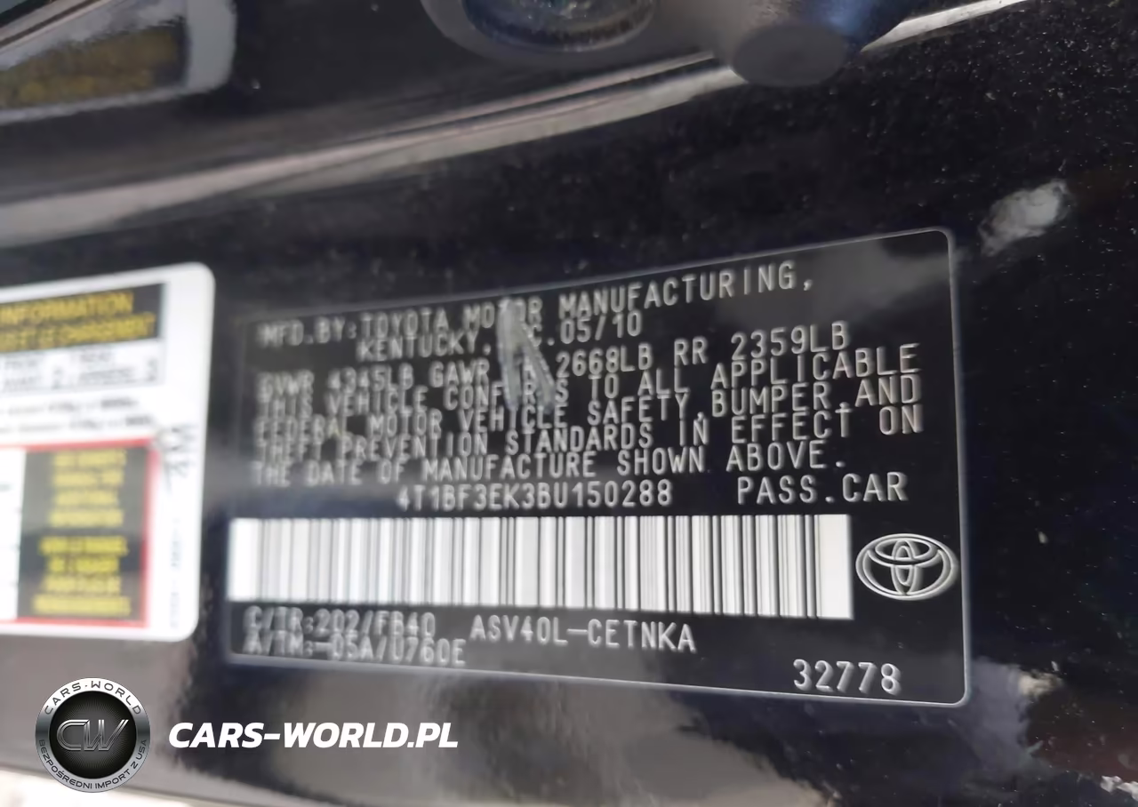 2011 Toyota Camry Le VIN:4T1BF3EK3BU150288 - 9