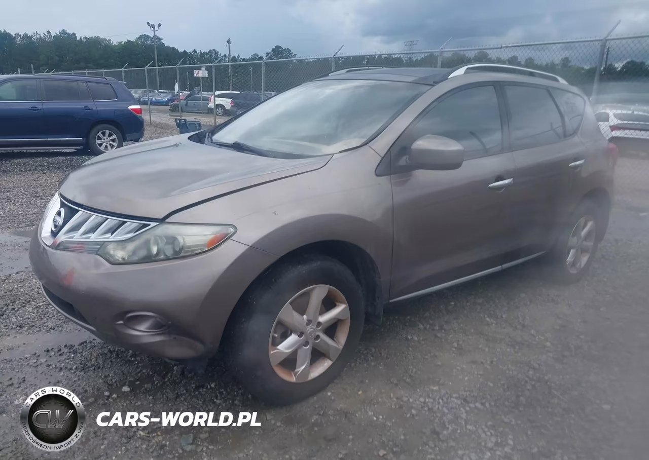 2010 Nissan Murano Sl VIN:JN8AZ1MU0AW020037 - 2