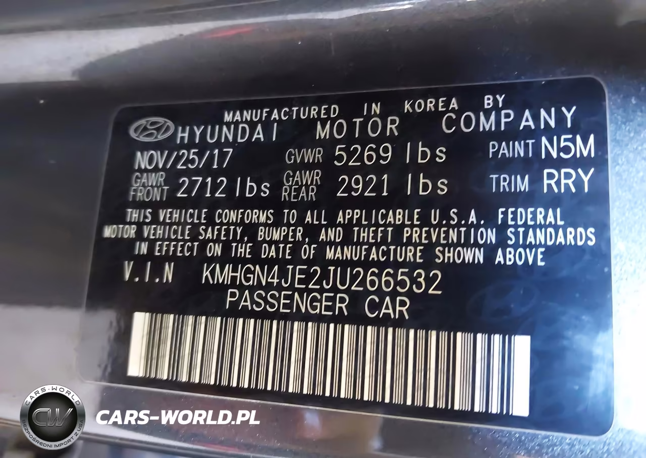 2018 Genesis G80 3.8 VIN:KMHGN4JE2JU266532 - 9