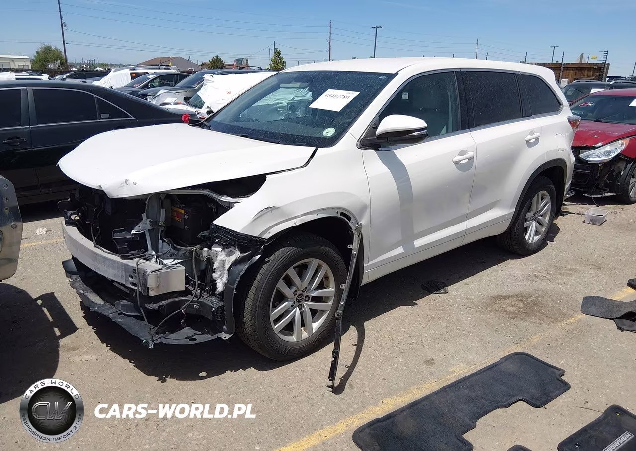 2016 Toyota Highlander Le-Le Plus VIN:5TDBKRFH6GS345352 - 2