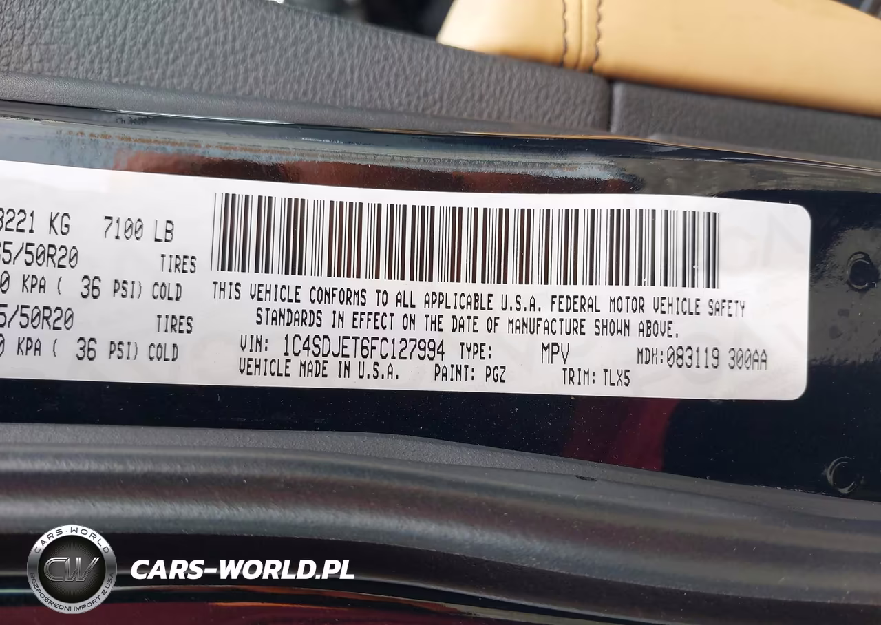 2015 Dodge Durango Citadel VIN:1C4SDJET6FC127994 - 9