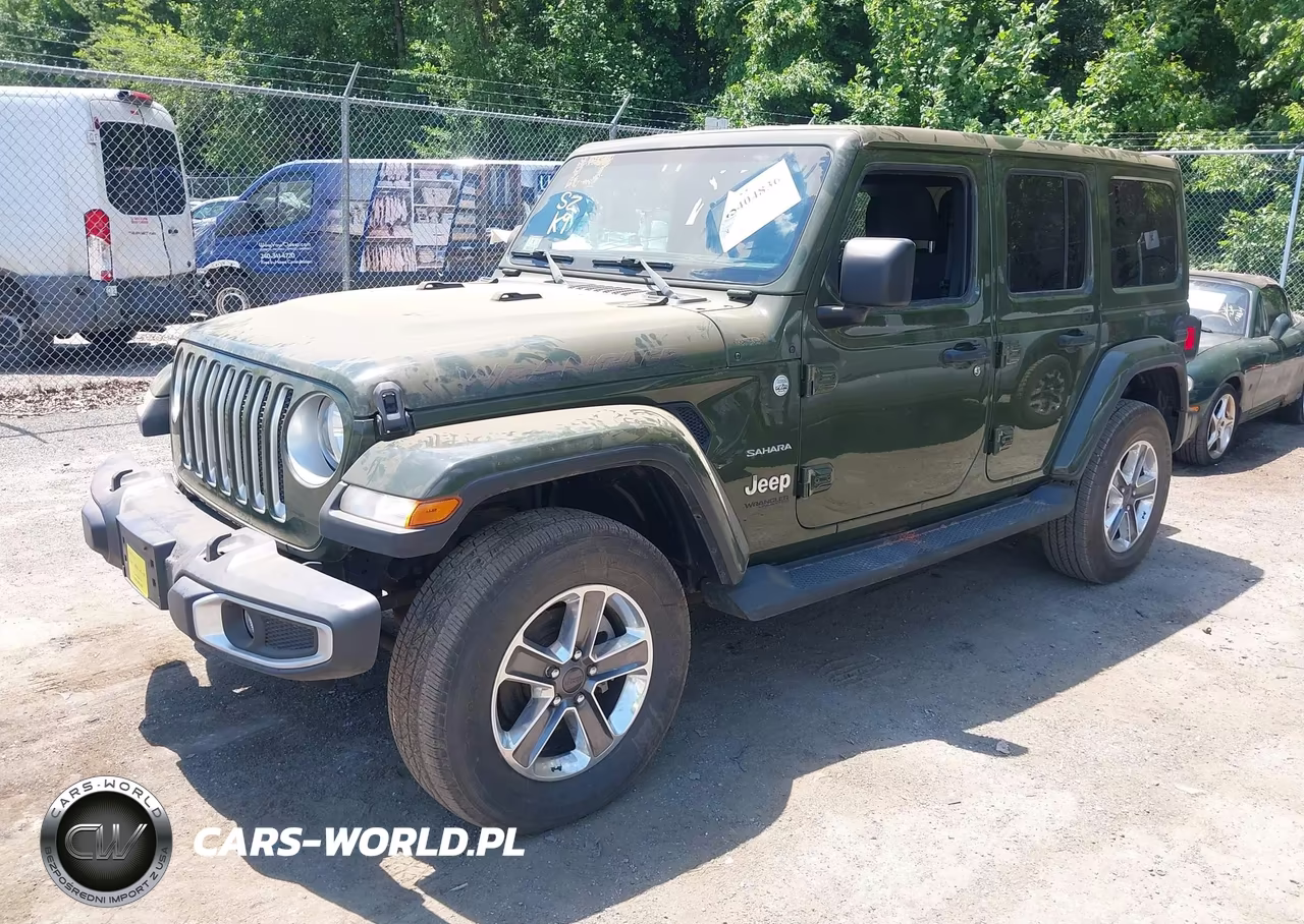 2021 Jeep Wrangler Unlimited Sahara VIN:1C4HJXENXMW573603 - 2