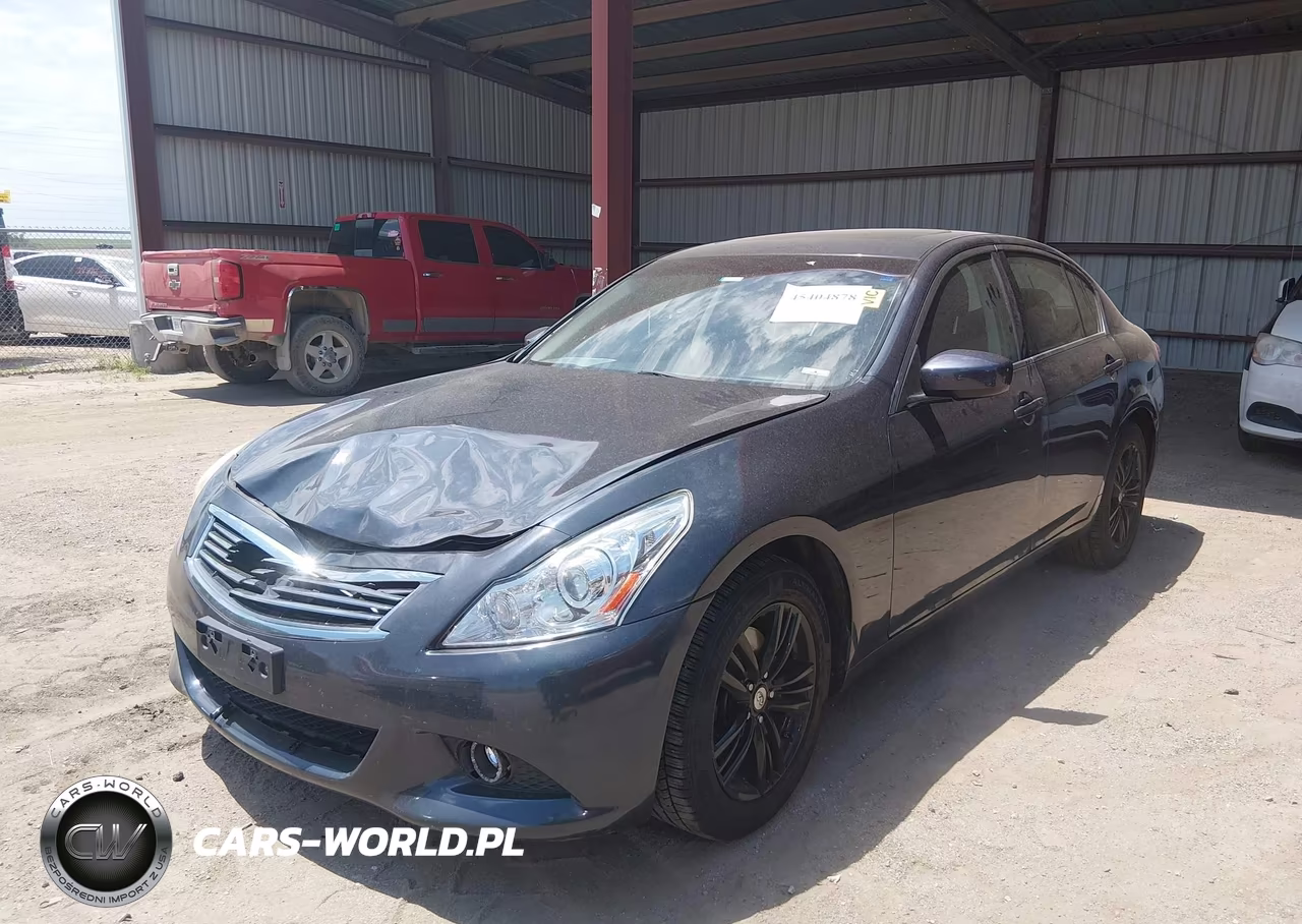 2011 Infiniti G25X VIN:JN1DV6AR9BM451896 - 2