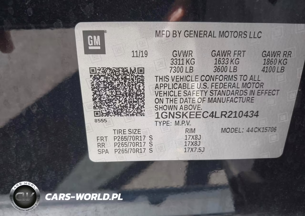 2020 Chevrolet Tahoe 4Wd Commercial Fleet VIN:1GNSKEEC4LR210434 - 9