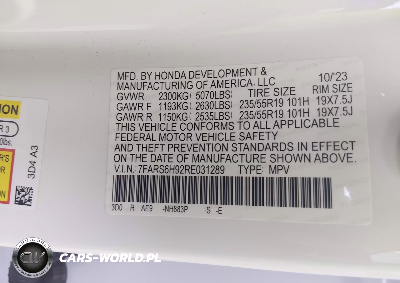 2024 Honda Cr-V Hybrid Sport Touring VIN:7FARS6H92RE031289 - 9