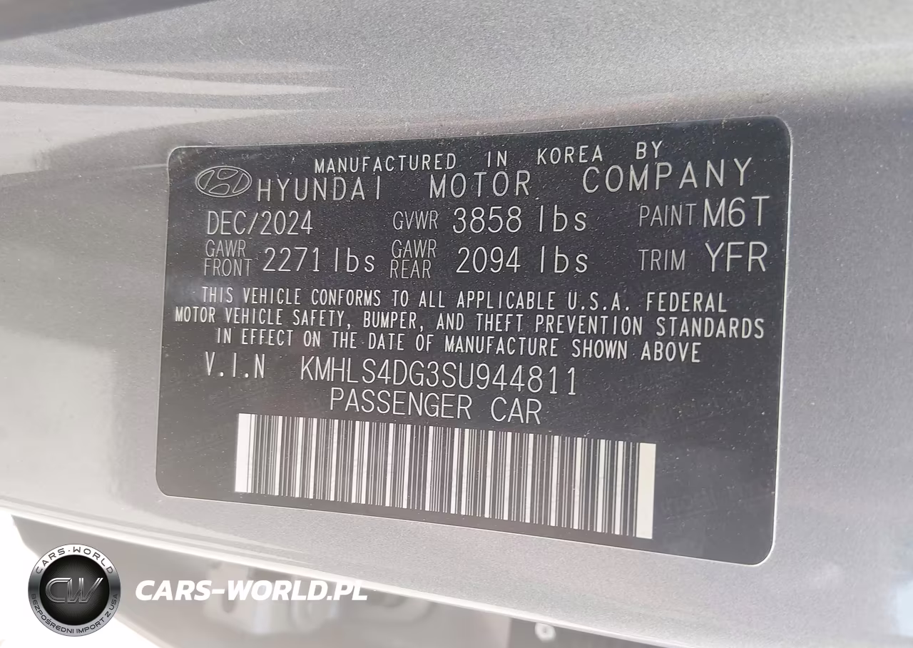 2025 Hyundai Elantra Sel Convenience VIN:KMHLS4DG3SU944811 - 9