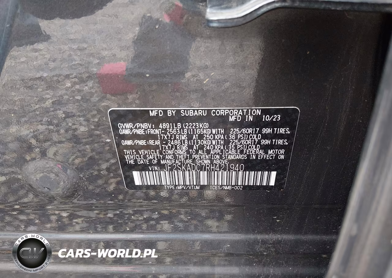 2024 Subaru Forester Premium VIN:JF2SKADC7RH421940 - 9